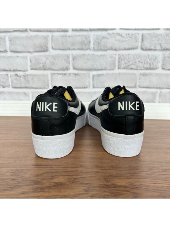 Rare Nike Blazer Low Platform Sz 10.5 Mens Shoes Black White Sneakers DJ0292-001 main image 5